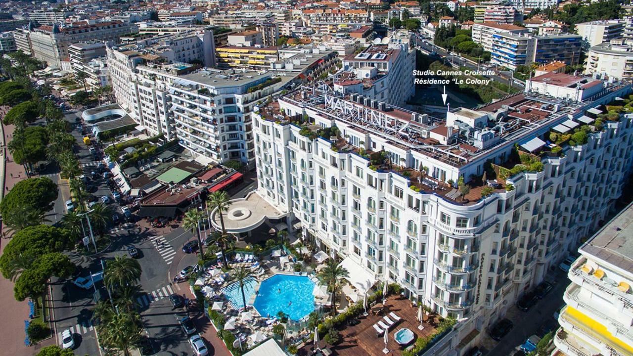 Studio Cannes Croisette Martinez Appartement Buitenkant foto